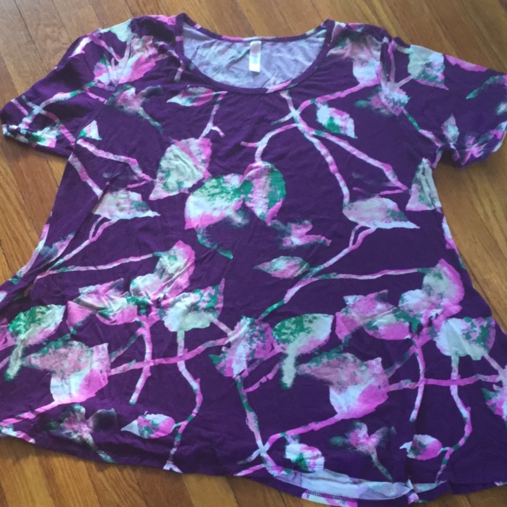 2xl lularoe purple perfect t